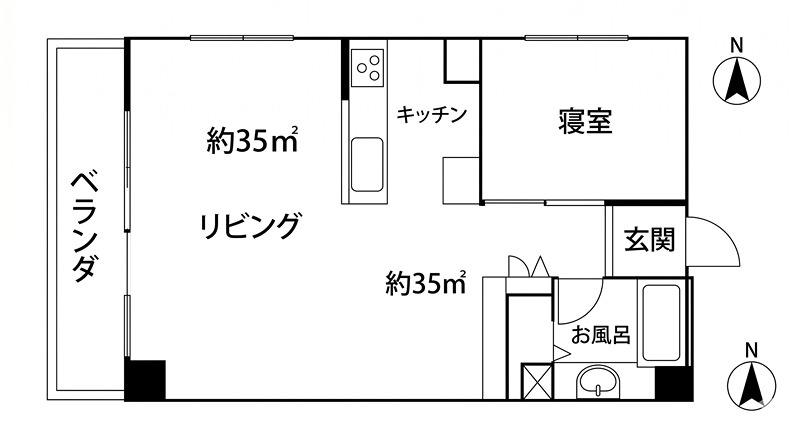 東京都渋谷区上原１丁目1－2 間取り