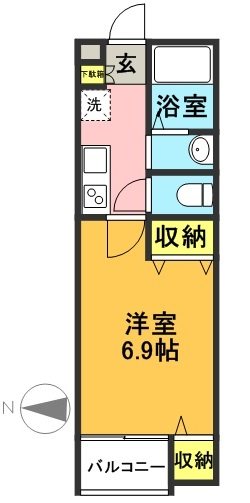 ルーチェ羽根木 間取り図
