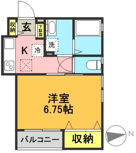 ポルトボヌール羽根木 間取り図