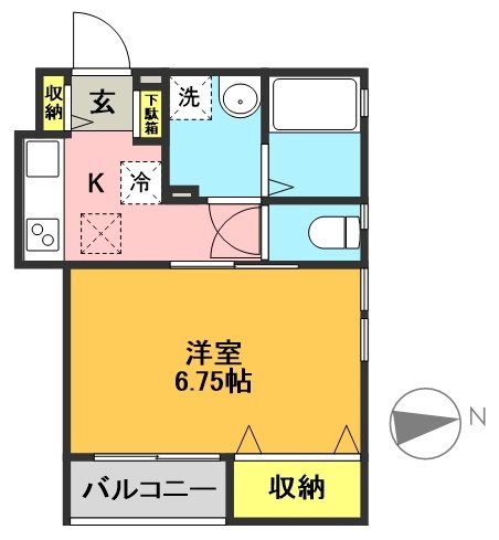 ポルトボヌール羽根木 間取り図