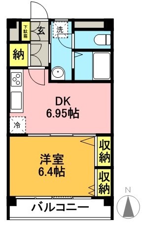 サンライズマンション 間取り図