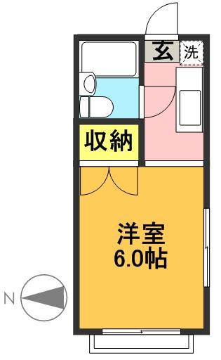 シエスタ赤堤 間取り図