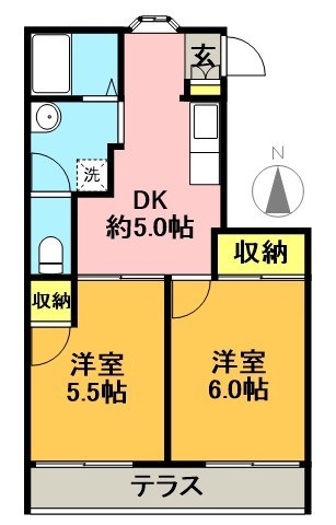 オークヒル 間取り図