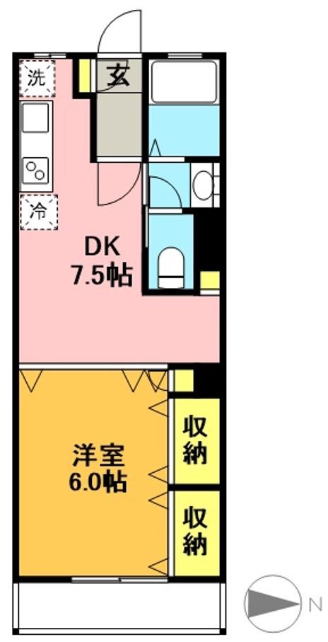 広文マンション 間取り図