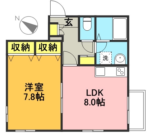 パインハイム 間取り図