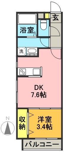 ヴィラＭ＆Ｙ 302号室 間取り