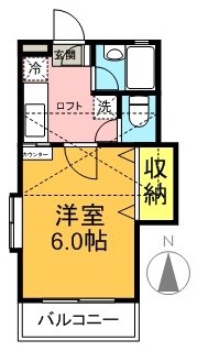 羽根木パークヒルⅡ 106号室 間取り