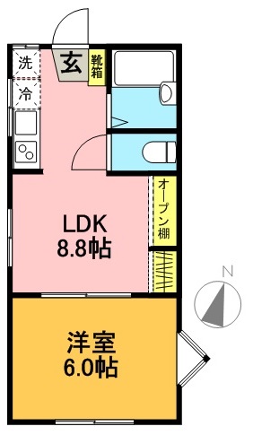 アーバン 101号室 間取り