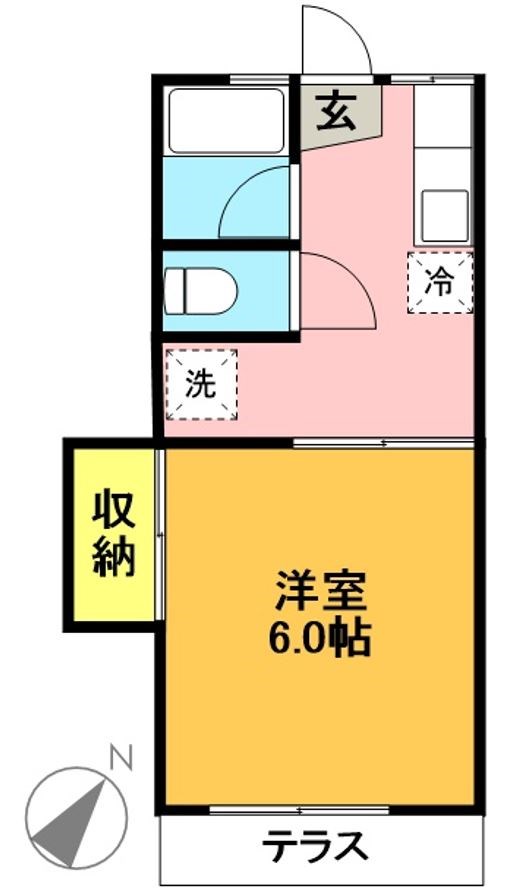 ハイツマヤ 間取り図