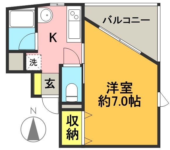 サンロイヤルイマイ 間取り図