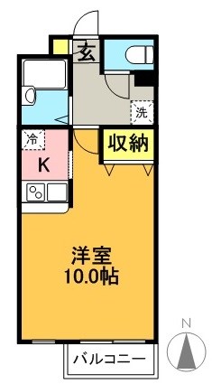 ゼフィール梅丘 間取り図