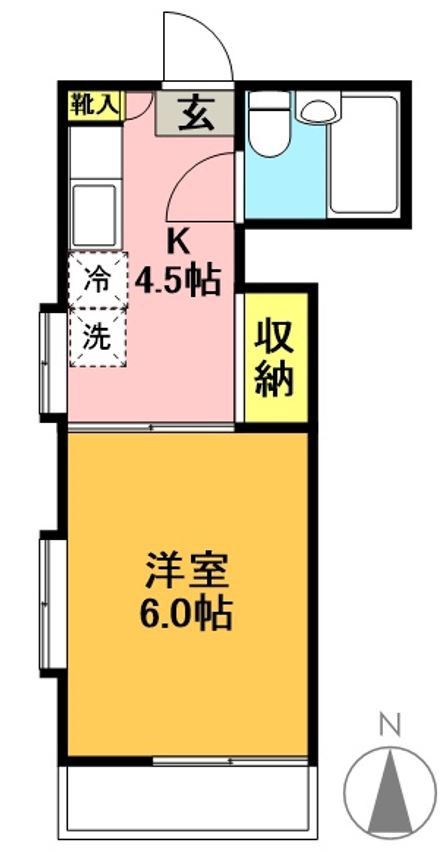 セゾン羽根木 間取り図