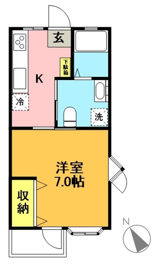 メゾンドブローニュ 間取り図