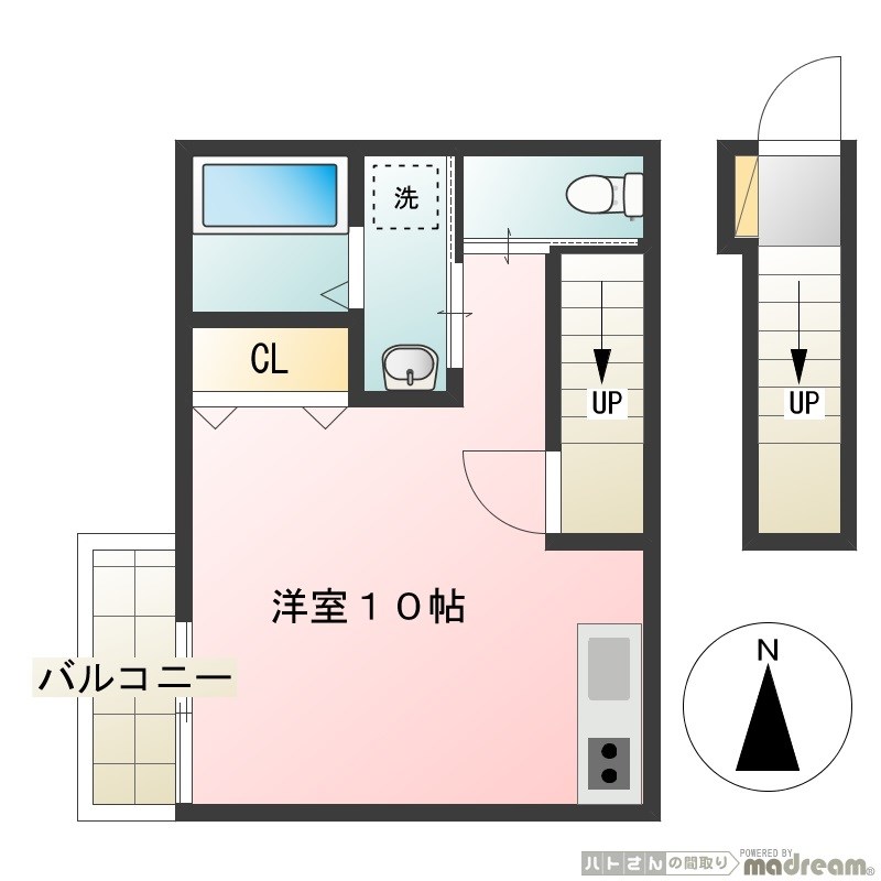 ノーステラス高井戸 間取り図