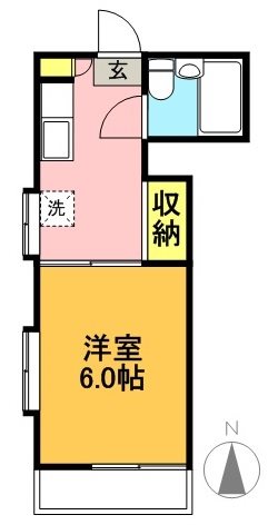 セゾン羽根木 間取り図