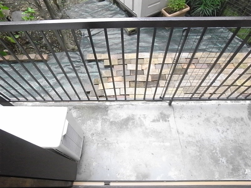 筑波荘 ベランダ