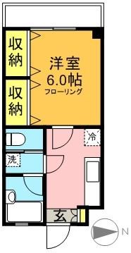 メゾンドブローニュ東松原 間取り図