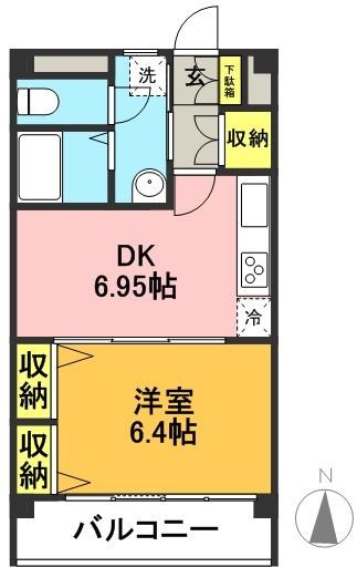サンライズマンション 間取り図