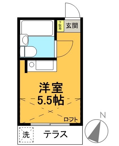 パーク幡ヶ谷 間取り図