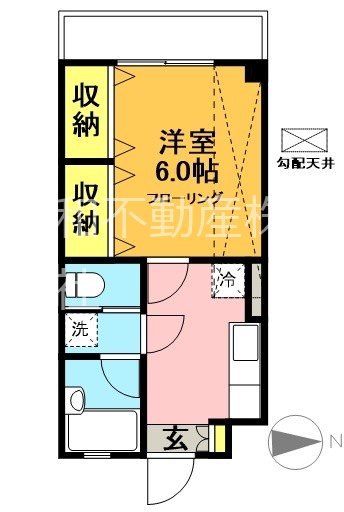 メゾンドブローニュ東松原 間取り図
