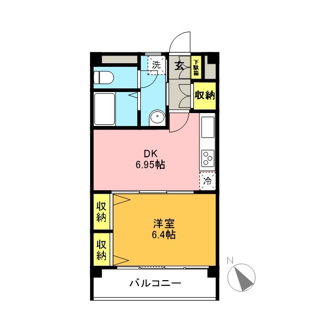 サンライズマンション 間取り図