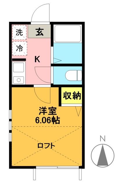 レジェンド平島 201号室 間取り