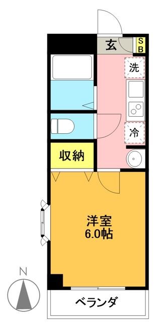 ハイム赤堤 間取り図