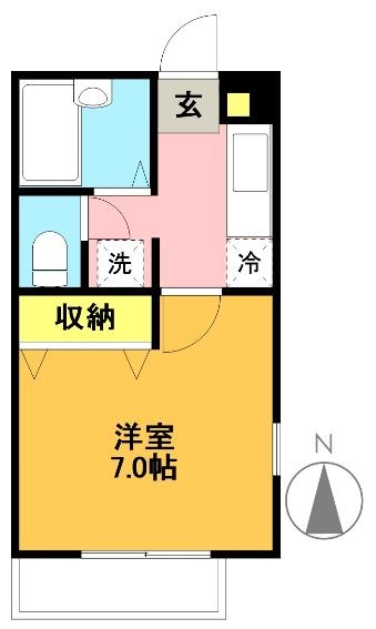 アピアス赤堤 間取り図