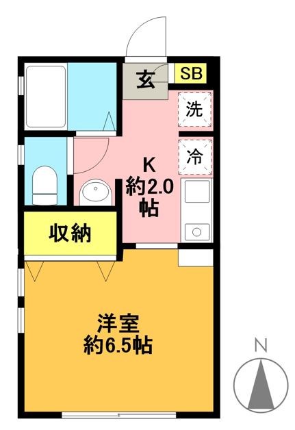 クレスト松原 間取り図