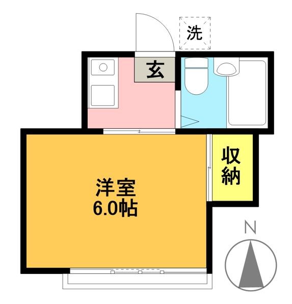 ハイツシャロン 202号室 間取り