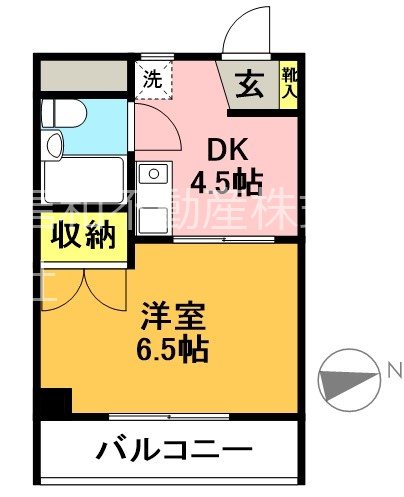 エルフ東松原 間取り図