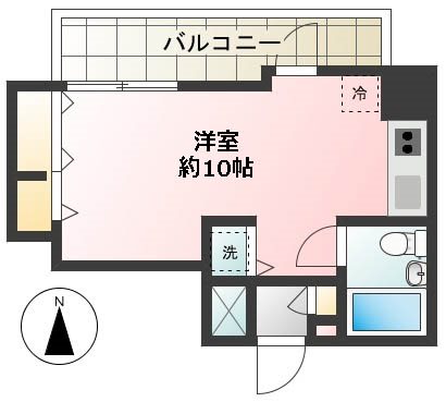 ノバ新宿 間取り図