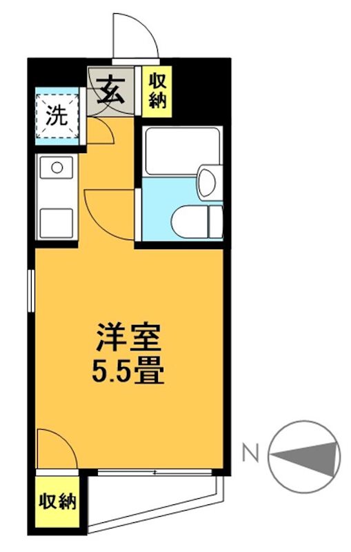 フラットＪ２ 204号室 間取り