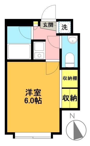 ミヤカーサ 203号室 間取り