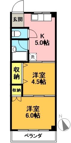 シルバーハイム 間取り図