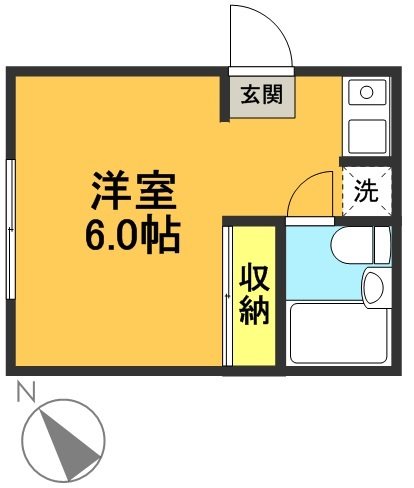 パインヒル 106号室 間取り