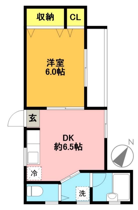 コーポ松原 間取り図