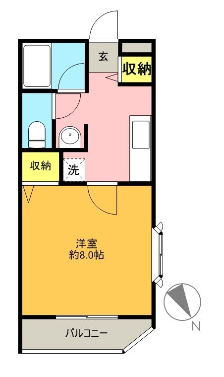 アティナ松原 間取り図