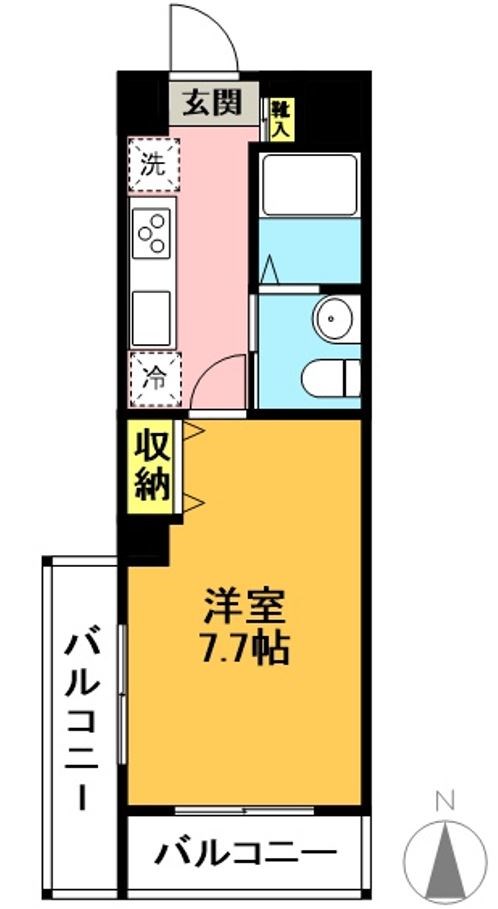 エクセル東松原 間取り図