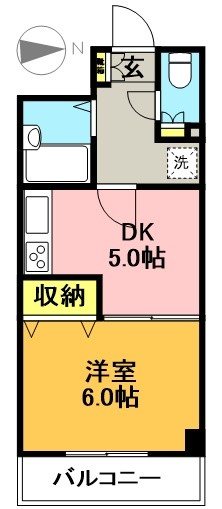 アゼリア明大前 間取り図