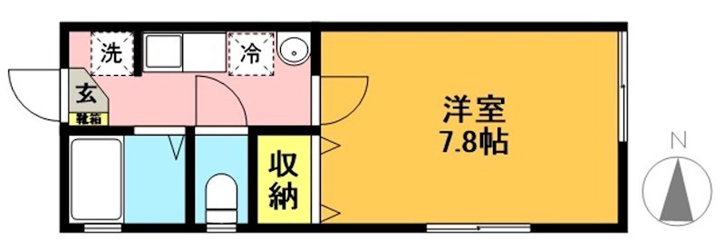 スプリングコート 間取り図