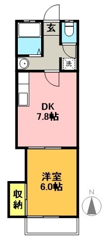 パレス赤堤 間取り図