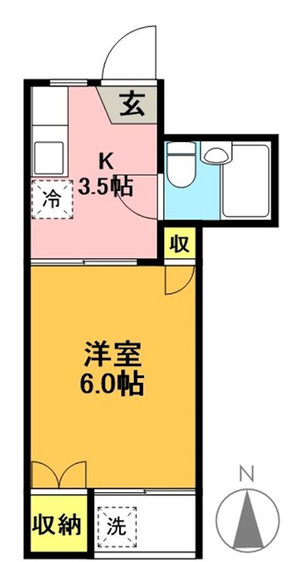 トアベール 103号室 間取り