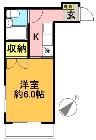 エトワール羽根木 203号室 間取り