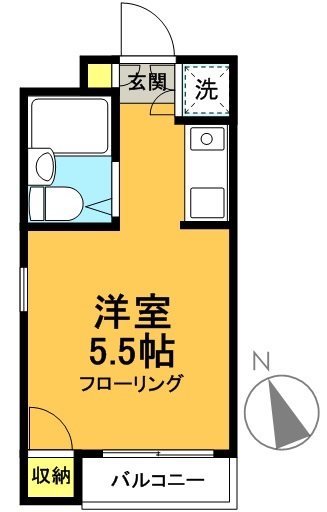 フラットＪ２ 間取り図