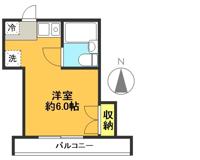 エスコート・ユーアイ 302号室 間取り