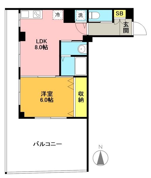 玉川第一ビル 102号室 間取り