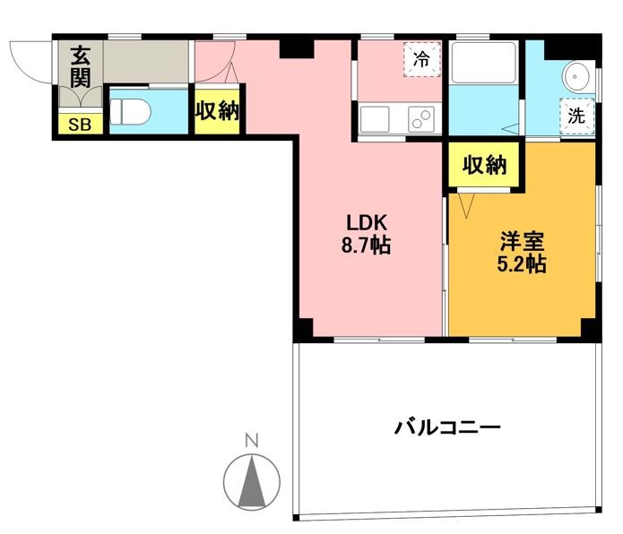 玉川第一ビル 間取り図