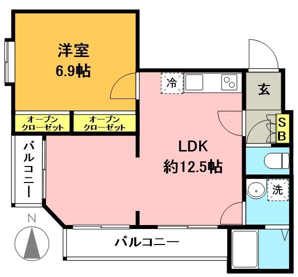 第二正吉マンション 間取り図