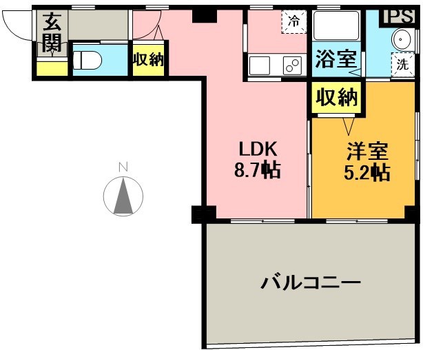 玉川第一ビル 106号室 間取り